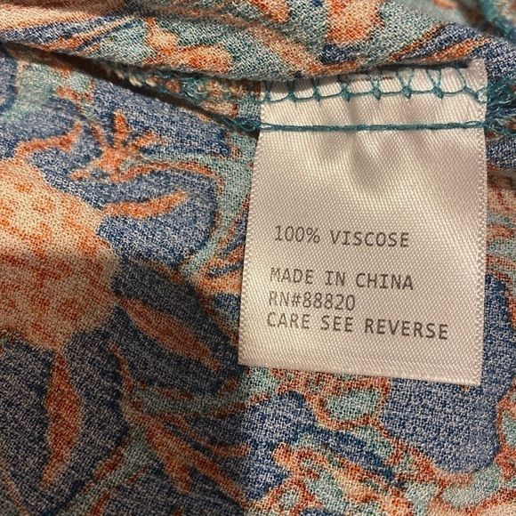 K womens Rachel Zoe casual 3/4 sleeve plus size pullover top size 1X - Picture 4 of 4